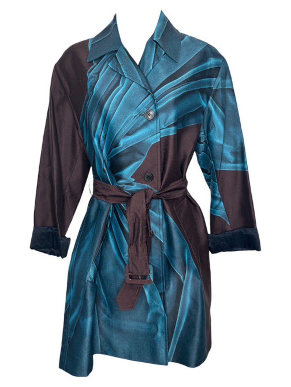 Dries Van Noten Printed Trench Coat